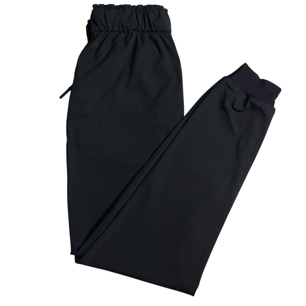 Lululemon Keep Moving Ankle Jogger Pant size 4 Black High Rise Drawstring - Picture 7 of 10